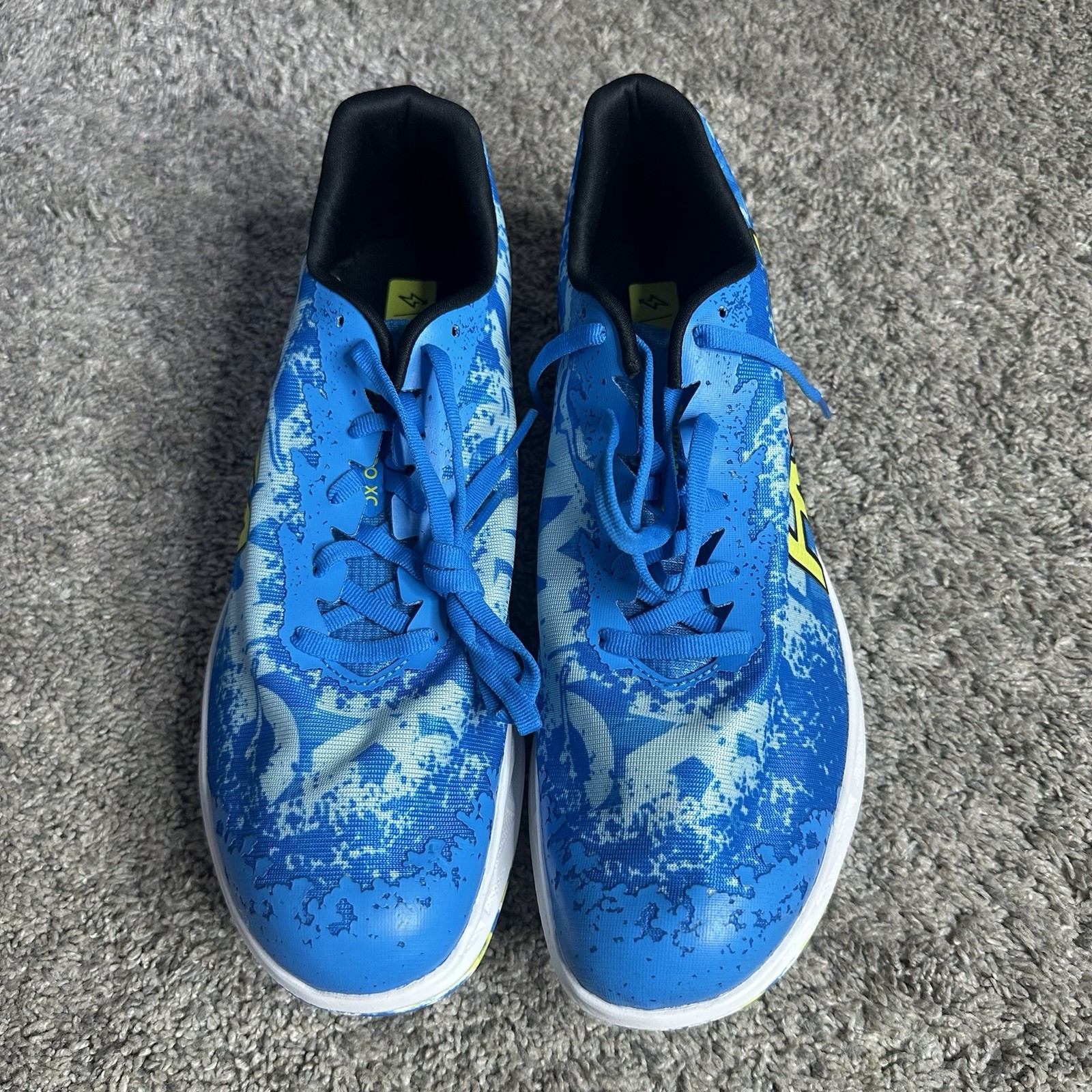 Hoka One One Crescendo XC Mens Size 10 Blue Yellow Trail Running Spikeless Shoes thumbnail 7