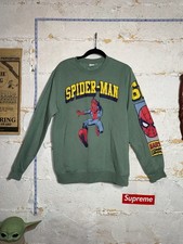 Marvel Spider-Man Graphic Sweatshirt Green Size M