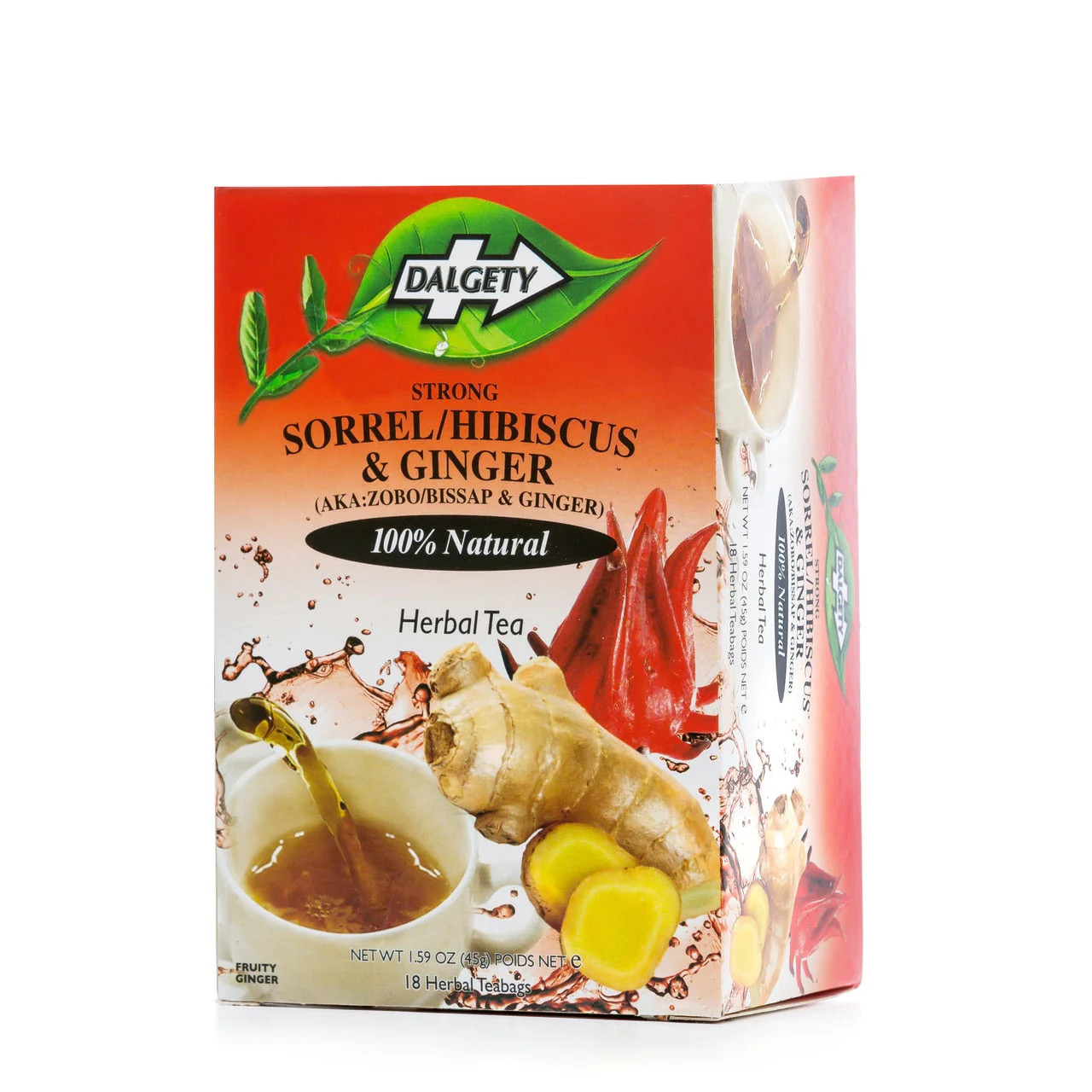 Dalgety Sorrel Hibiscus & Ginger Tea 45g UK Herbal Infusion
