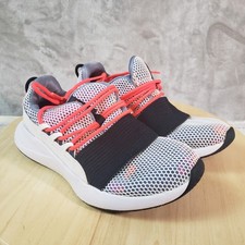 Under Armour Charged 3024631-400 Kids Mesh Athletic Sneakers White Black Red 6.5