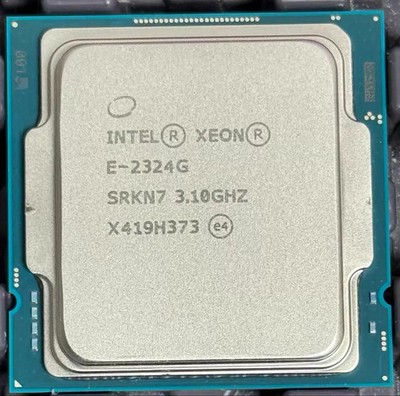 Intel Xeon E-2324G processor CPU 4 Core 3.10GHz - 4.60GHz LGA-1200 TDP-65W P750