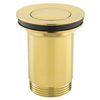StöPsel Waschbecken Pop Up - Ablaufgarnitur FüR Waschbecken Mit ÜBerlauf Gold
