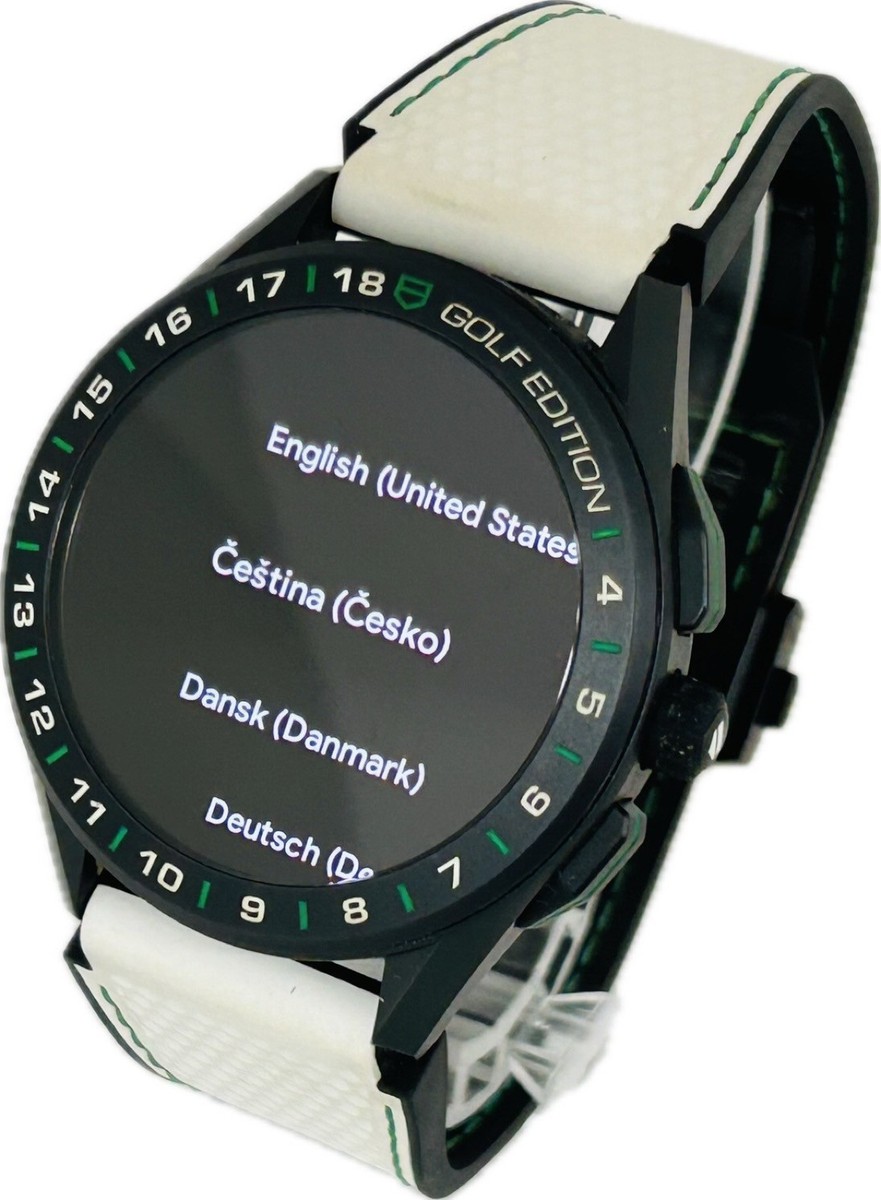 Tag Heuer Connected Golf Edition SBG8A82 EB0206 Mens Smart Watch
