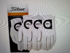 THREE 3  TITLEIST PLAYERS LEATHER Golf Gloves, MENS LEFT, LARGE, BRAND NEW 