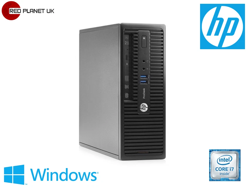 HP ProDesk 400 G3 Intel  i5 6500 12GB RAM 128GB SSD SFF WIFI Win 11 Desktop PC - Image 4 of 4