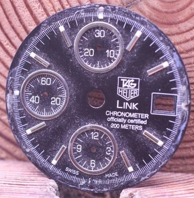 TAG HEUER LINK CHROMETER SWISS MEN'S WATCH DIAL