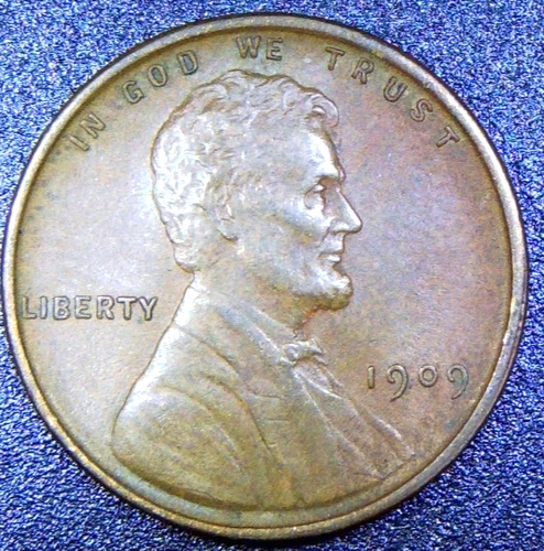 1909 V.D.B. Lincoln Cent  XF/AU Wheat Penny Better Date NICE COIN! RC16