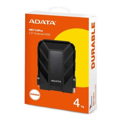 Adata HD710 Pro 4TB Externe Festplatte - Schwarz - USB 3.1 IP68 Wasserdicht