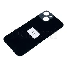 Back Glass Rear Housing Battery Cover Camera Lens For iPhone 14 Black