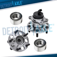 Front Wheel Bearings and Rear Wheel Brearing Hubs Assembly Kit for Kia Soul EV