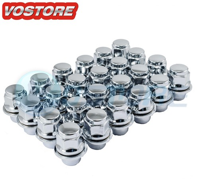 #ad #ad 24 12x1.5 Wheel Lug Nuts Mag Seat w Washer fits Toyota Sequoia Sienna Tacoma $23.50