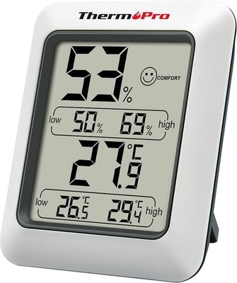 ThermoPro TP50 digitales Thermo-Hygrometer Innen Thermometer Raumthermometer