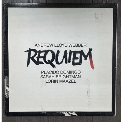 Andrew Lloyd Webber Requiem 1985 EMI Angel Placido Domingo Sarah Brightman VG+