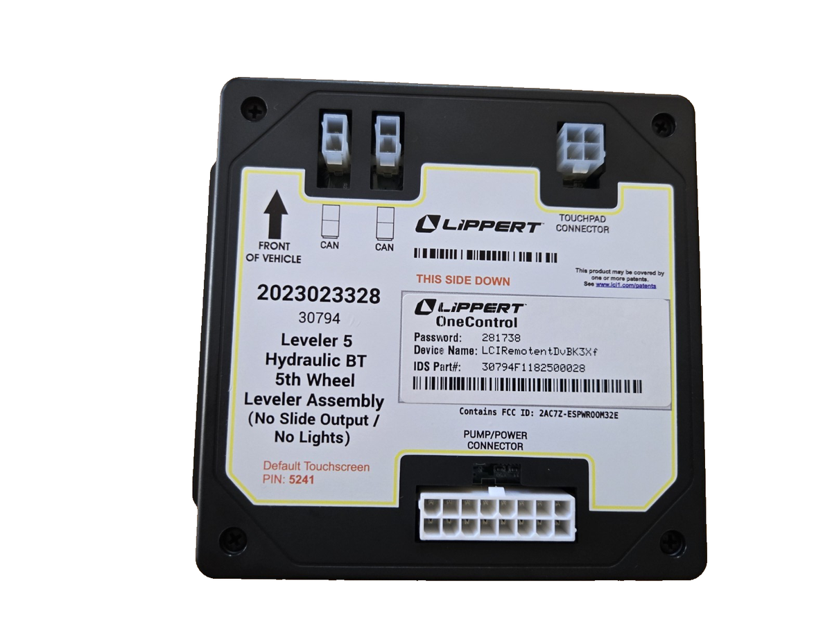 確認用　vistlip lipper まとめ売り Lippert One Control 2023023328 Leveler 5 Hydraulic BT 5th Wheel