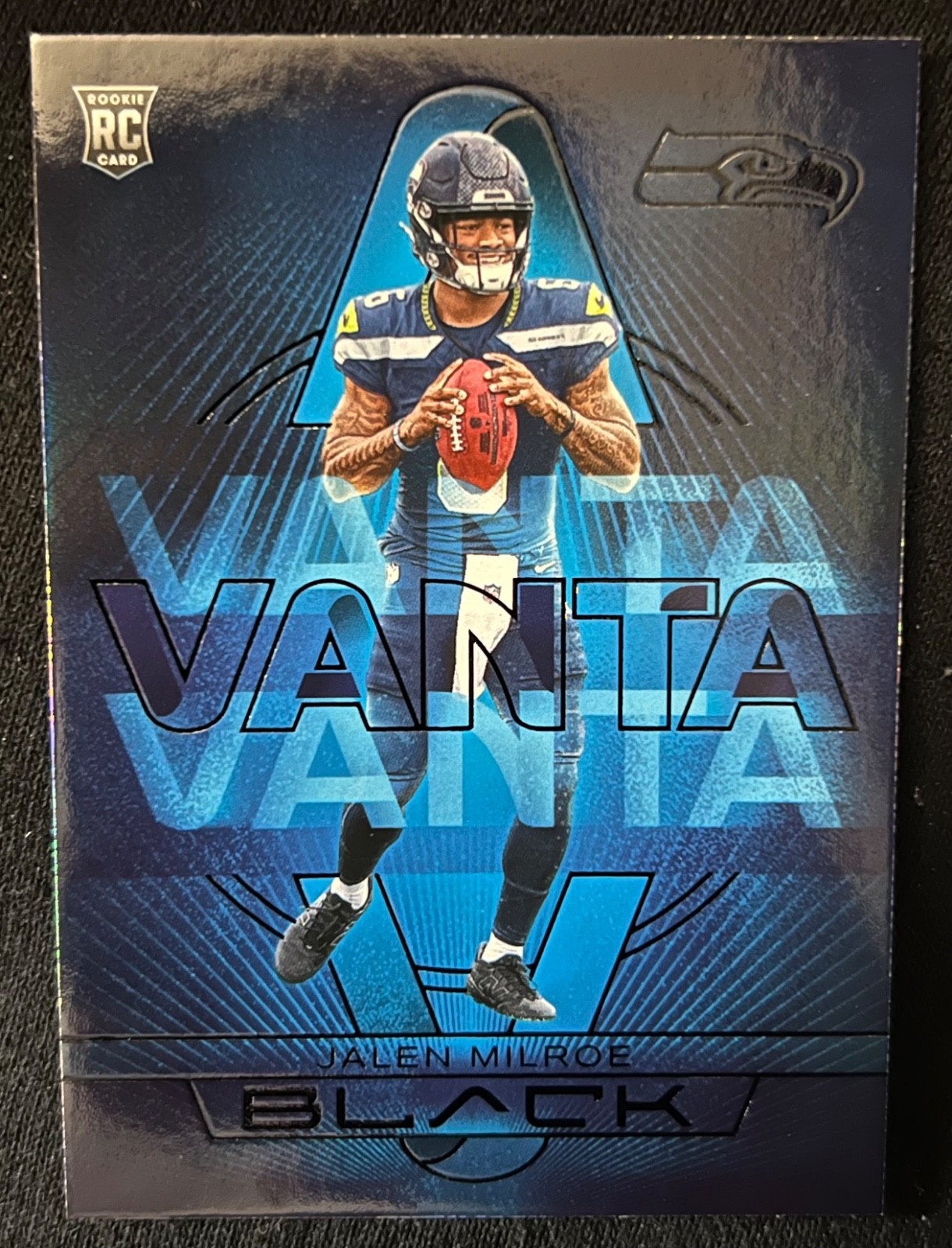 2025 Panini Black Football Jalen Milroe ROOKIE VANTA CASE HIT