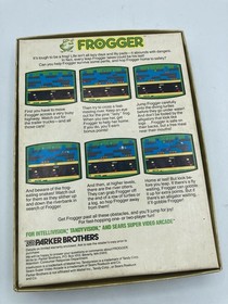 Frogger Intellivision Tandyvision Sears Super Video Arcade Cartridge Box Untestd