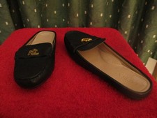 LAUREN RALPH LAUREN NUOVO donna 39 sabot ciabatte ciabatte nere