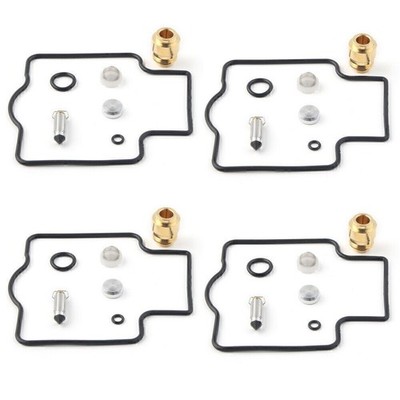 For Kawasaki ZX1100C Ninja ZX11 4 Sets Carb Rebuild Kit Carburetor