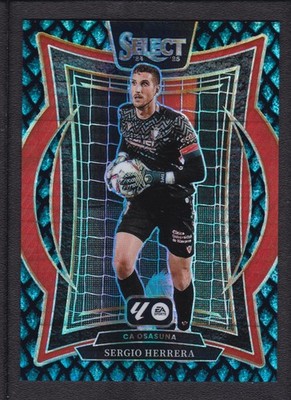2024-25 SERGIO HERRERA 20/28 PANINI SELECT LA LIGA TERRACE JADE DRAGON SCALE