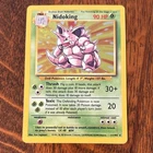 Pokémon Nidoking Base Set Holo Rare Card 11/102 90 HP Stage 2 1999 Wizards