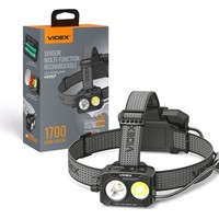 LED Stirnlampe Wiederaufladbar Videx H057 1700Lm Kopflampe GrüN- Rotlicht Sensor