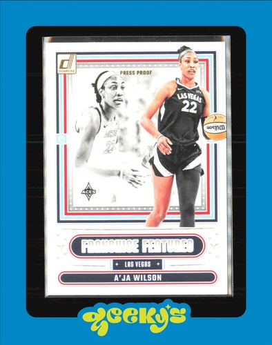 A'ja Wilson #11 2025 Panini Donruss WNBA Franchise Features card