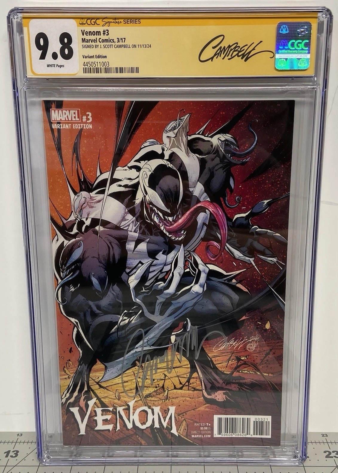 洋書 Venom #3 3rd Printing CGC 9.8 洋書 Venom #3 3rd Printing CGC 9.8 洋書 Venom #3 3rd Printing CGC