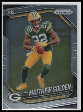 2025 Panini Prizm Matthew Golden Rookie #326 Green Bay Packers