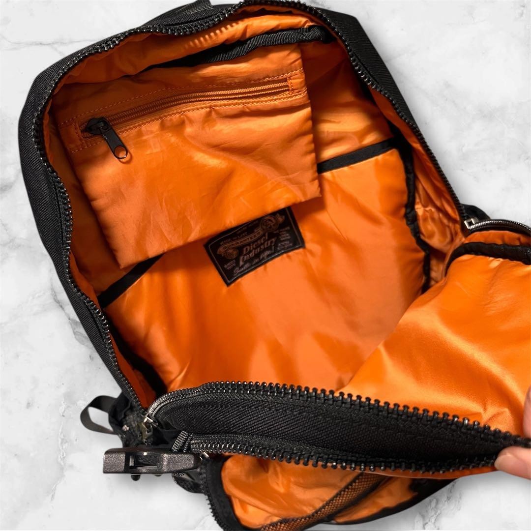 Diesel Men Multi-Functional Backpack A4 Size Stor… - image 12