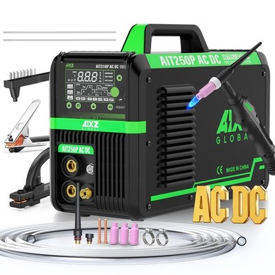 AIXZ 200A AC/DC Aluminium 5in1 TIG-Schweißgerät Pulse TIG/MMA Schweißmaschine DE