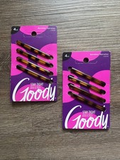 Goody Stay Tight Faux Tortoise Shell Barrettes 2 Sets of 4 Made in 2020