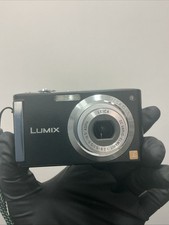 Panasonic LUMIX DMC-FS3 8.1MP Digital Camera Black Working NO BATTERY FAB COND