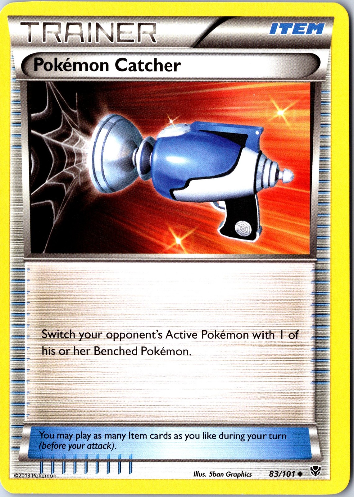 Pokemon tcg: Plasma Blast Pokemon Catcher #83/101 - Regular - NM Uncommon .VO5