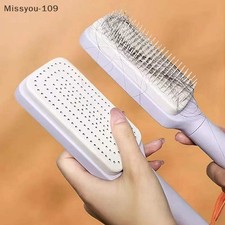 Self Cleaning Hairbrush Women Hair Brush One-key Cleaning Hair Loss Airbag Scalp