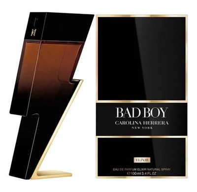 Bad Boy Elixir by Carolina Herrera, 3.4 oz EDP Elixir Spray for Men