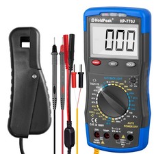 Automotive Multimeter Kit Auto Diagnostic Rpm Tachometer Dwell Angle Test Leads