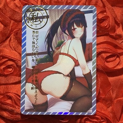 Kurumi Tokisaki Date Hottie Goddess Anime Holo ACG Card Red Pretty