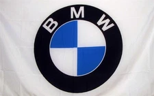 NEW BMW 3x5 Feet Automobile Flag Bavarian Motor Works Logo