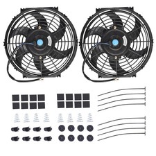10" Electric Radiator Cooling Fan Assembly Kit, Universal High Performance 12...
