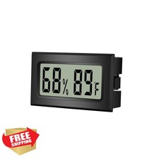 Reptile Thermometer Hygrometer Digital Fahrenheit Humidity Meter