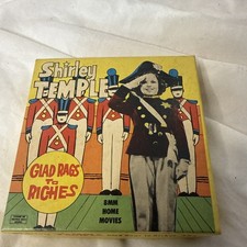 Vintage 8mm Film - Shirley Temple - Glad Rags to Riches Ken Films Ad  523 VG 