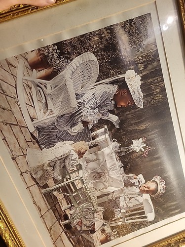 Melinda Byers “Tea Party” Artist Signed Print Framed - Picture 8 of 8