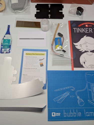 KiwiCo Tinker Crate - Make Your Own Bubble Lamp - NEW OPEN BOX - Picture 6 of 14