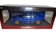 AUTOart Racing 1/18 Subaru Impreza WRC 2003 Plain Body Blue