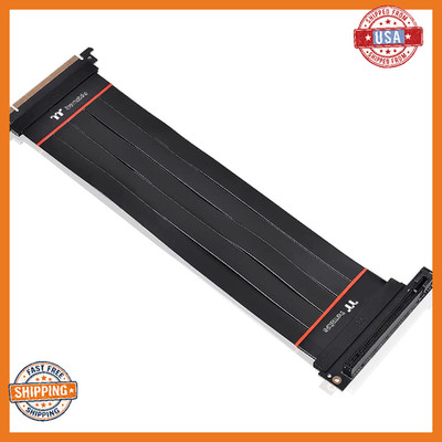 Thermaltake TT Premium PCI-E 4.0 High Speed Flexible Extender Riser Cable 300mm