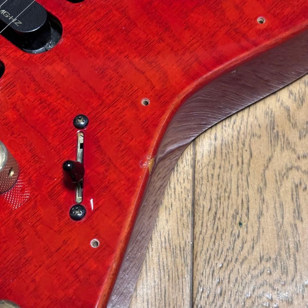 Charvel シャーベル CDS レースウッドボディ EMG-HZ Charvel Soloist Dinky EMG HZ Lacewood Body Electric Guitar with