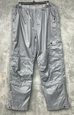 Stearns Dry Wear Wm's L Nylon Rain Wind Work Pants - Gray - Model 8755