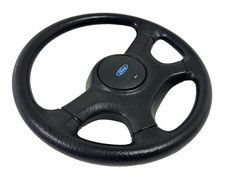Ford Sierra Steering Wheel Oldtimer Complete OE 90BB13A925AA 90BB3600AA Black