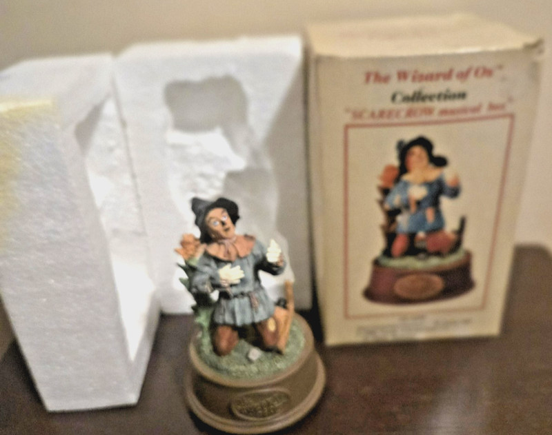 Wizard Of Oz Scarecrow Music Box Figure 1996 1st Edition Limited 6029/10000