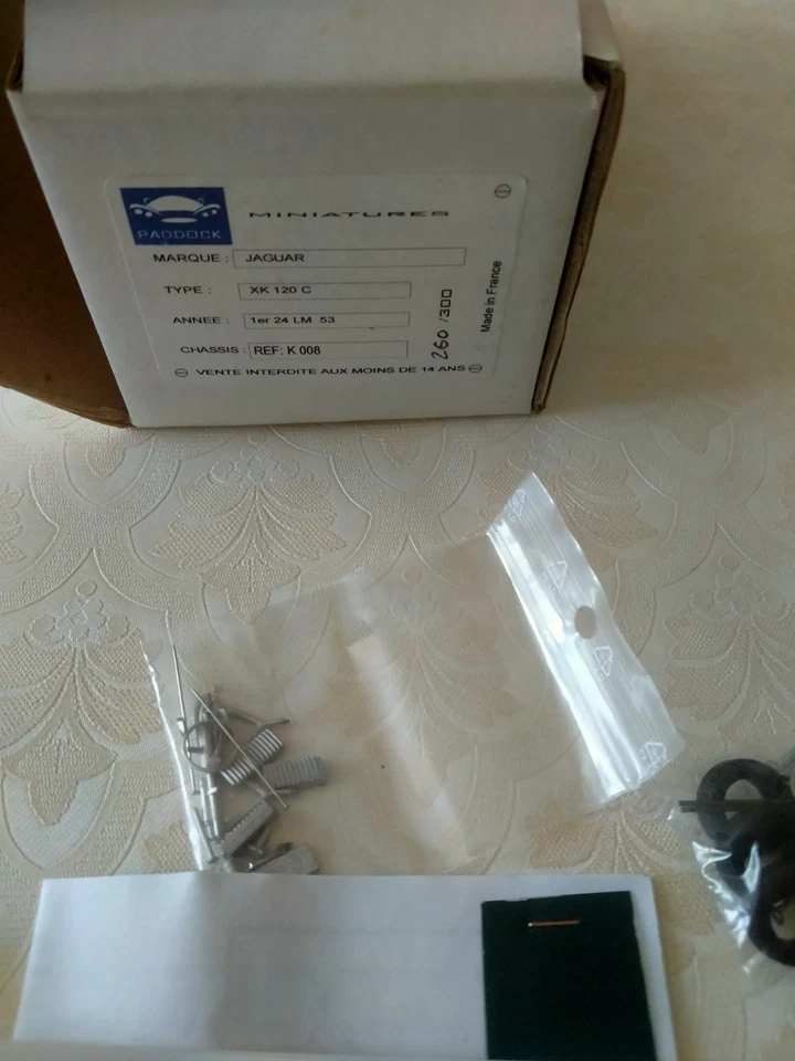 PADDOCK kit 1:43 Jaguar XK 120 C 1er 24 LM 53 K008 260/300 - Immagine 2 di 4